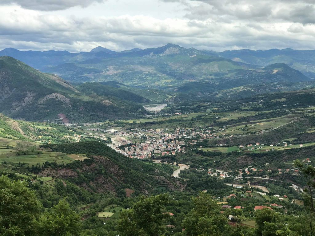 Panoramic view of Librazhd  showcasing modern urban living and real estate opportunities