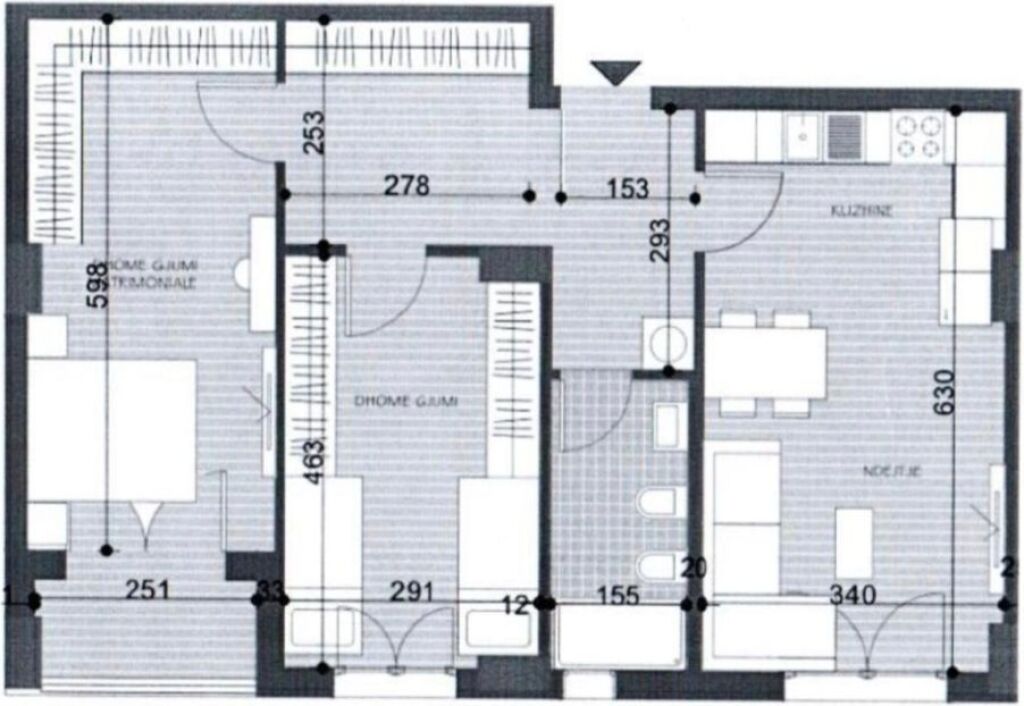 Apartament 2+1 në shitje te Bulevardi Blu, Kamëz - Foto 2