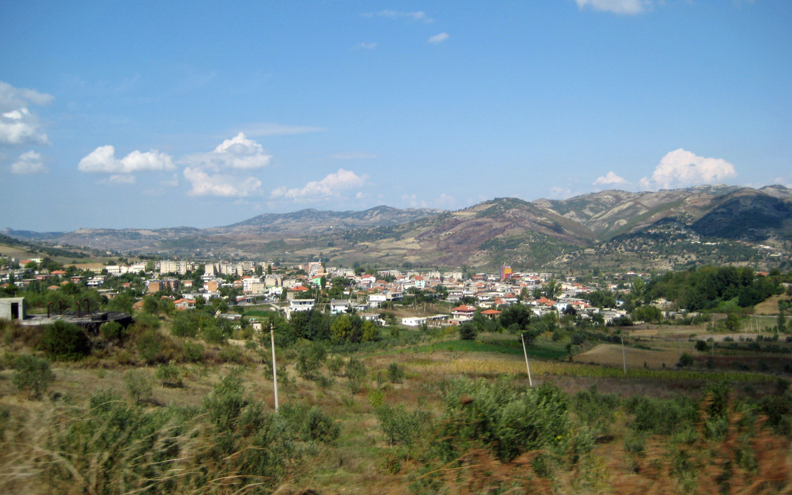Panoramic view of Ballsh  showcasing modern urban living and real estate opportunities